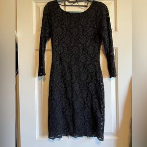 Gently Used Forever21 Mini Black Lace Dress